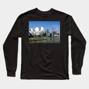 Cityscape across the harbour Long Sleeve T-Shirt